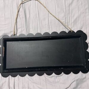 Adorable Black Hanging Chalkboard Sign 🖤